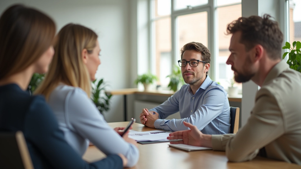Twee mensen in gesprek tijdens een coaching sessie
