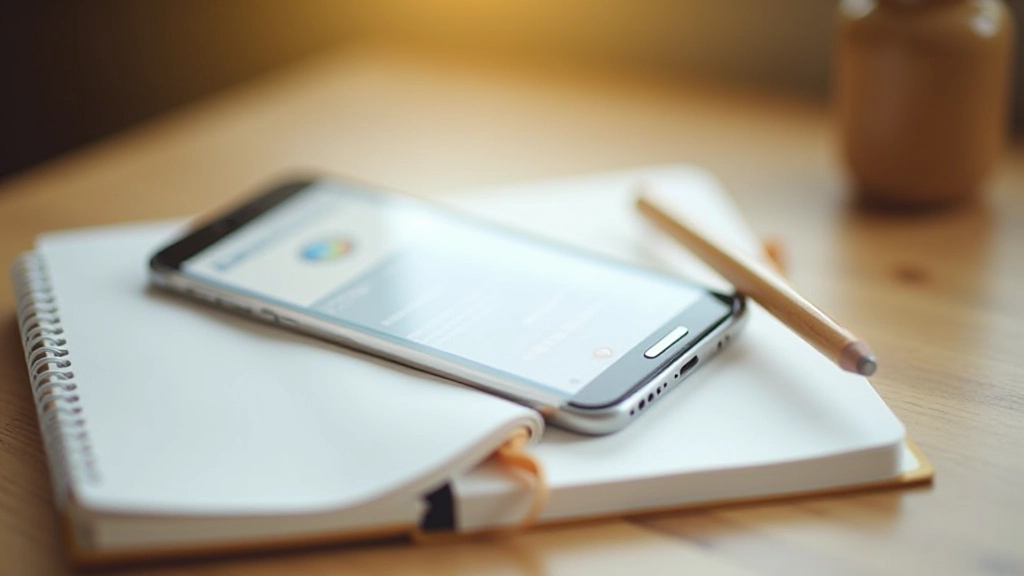 Smartphone met gewoontetracker app en groene vinkjes